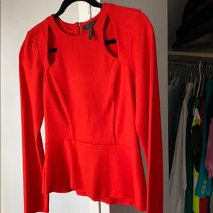 BCBG MaxAzaria Peplum Top